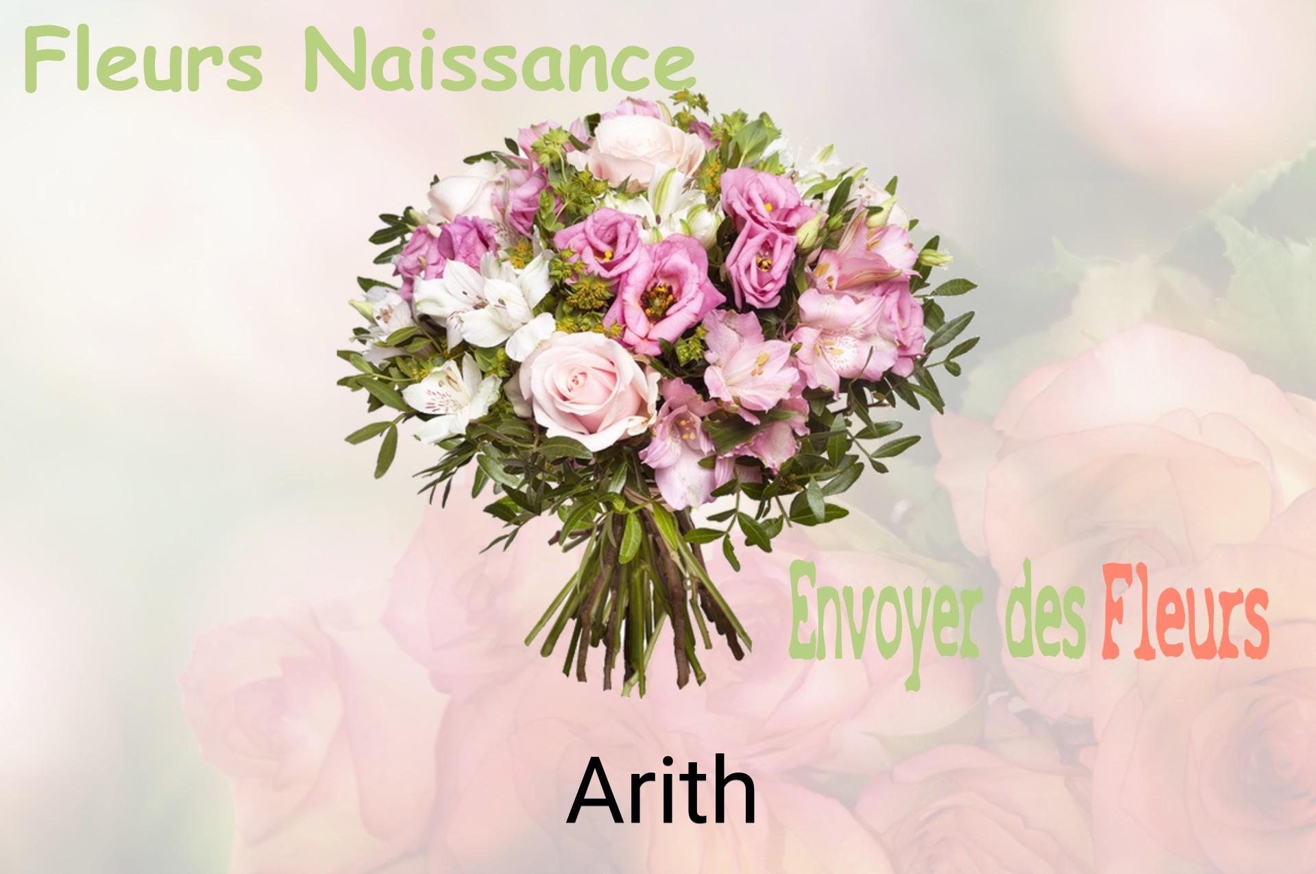 Bouquet de fleurs de naissance livré à Arith